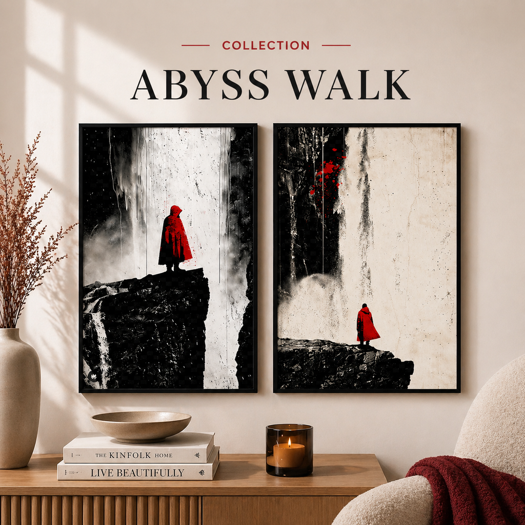 modern abstract wall art print
