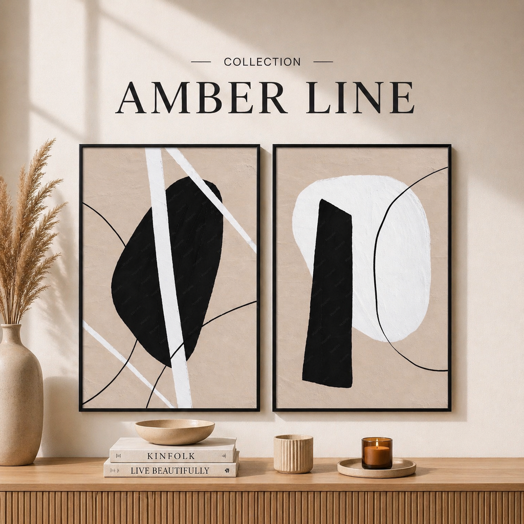modern abstract wall art print