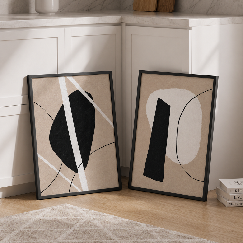 modern abstract wall art print