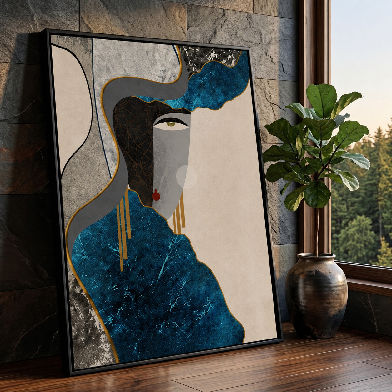modern abstract poster print