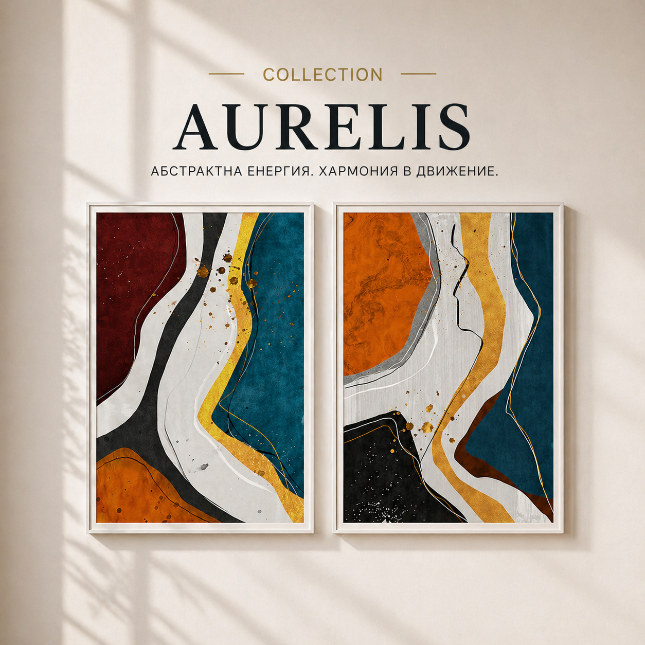 modern abstract wall art print
