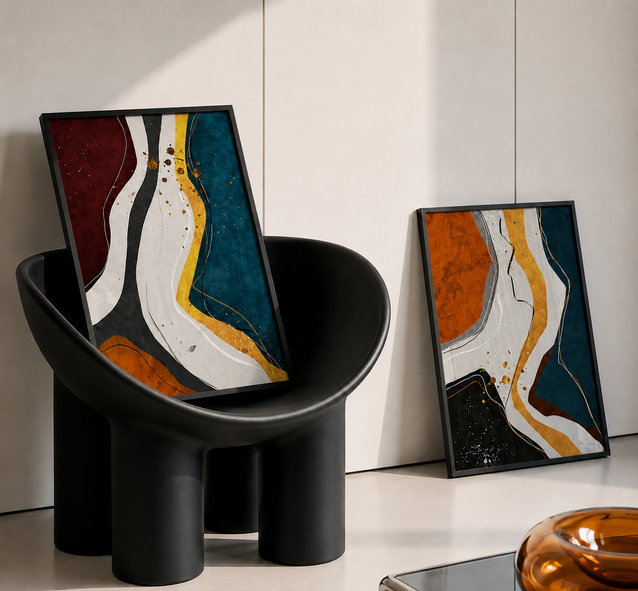 modern abstract wall art print