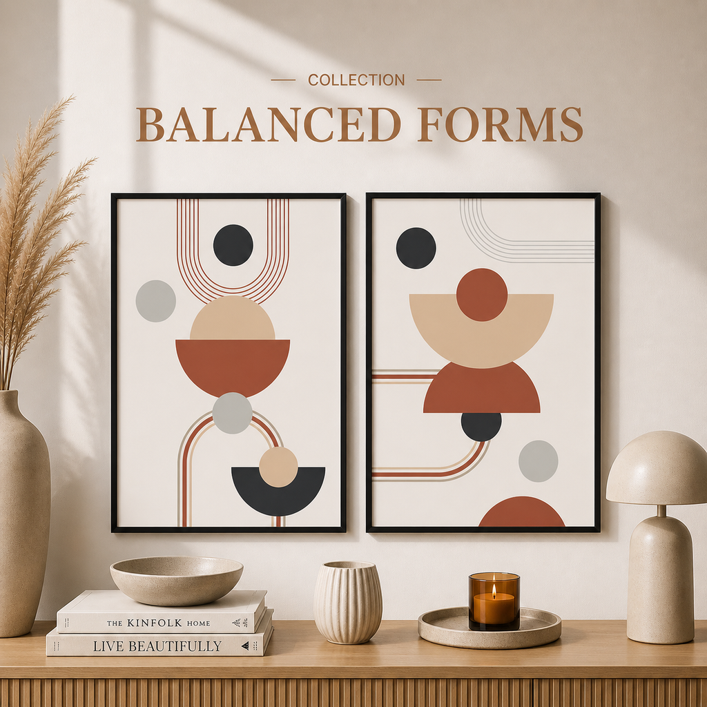EL Frames modern abstract wall art print