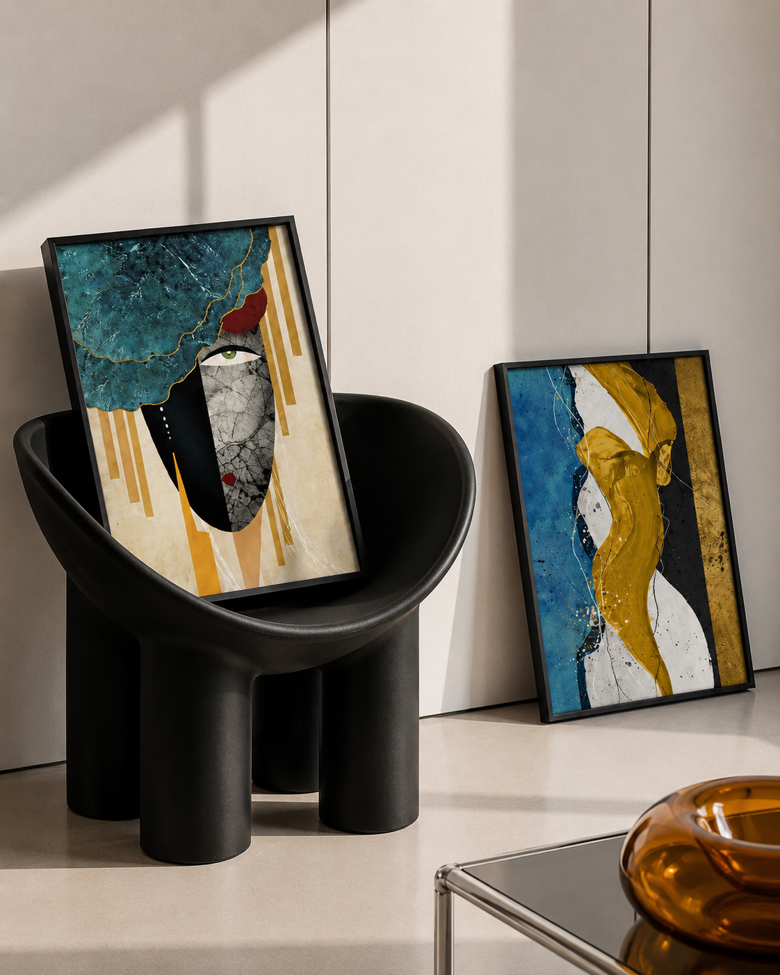 EL Frames modern abstract wall art print