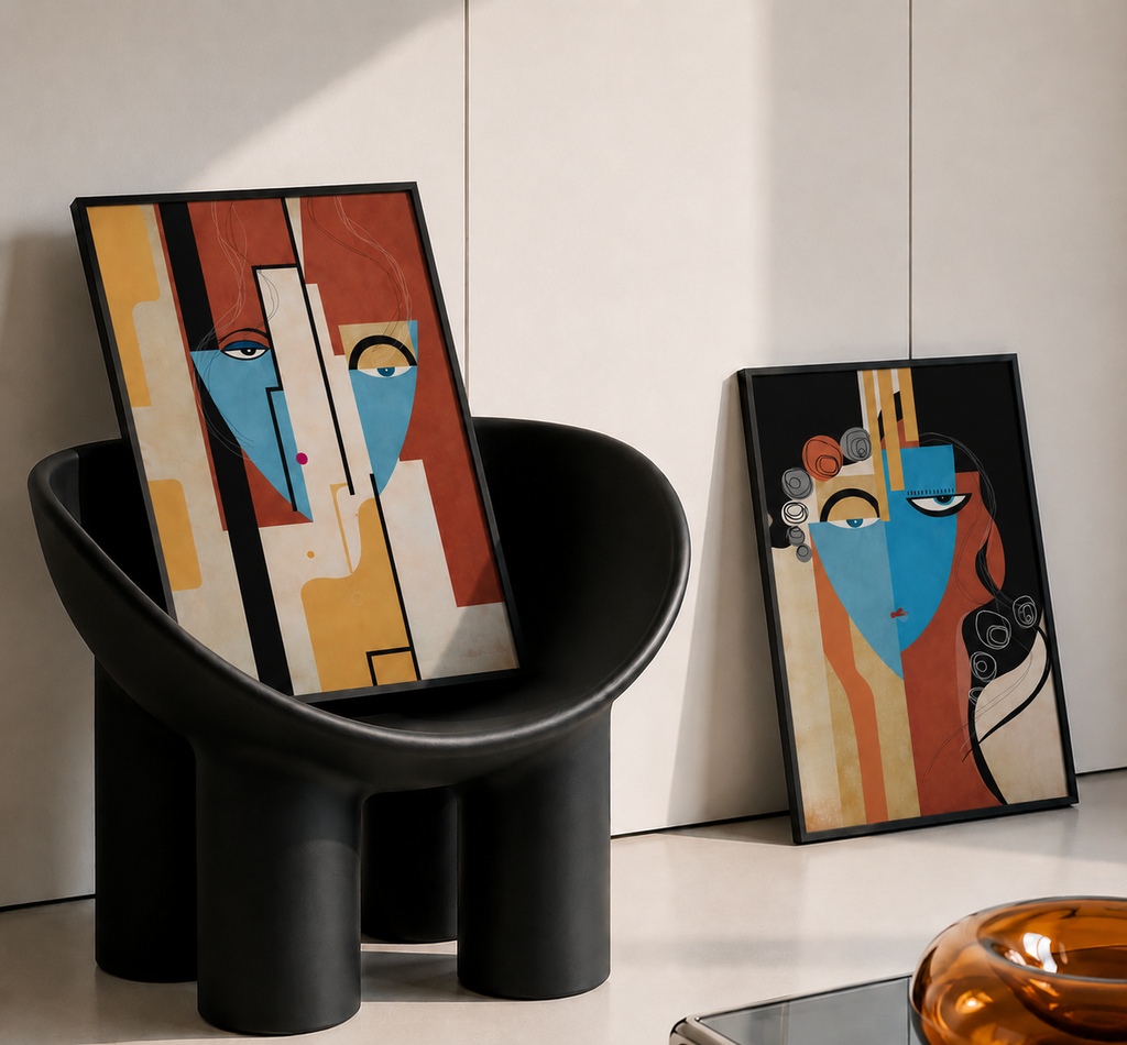 modern abstract wall art print