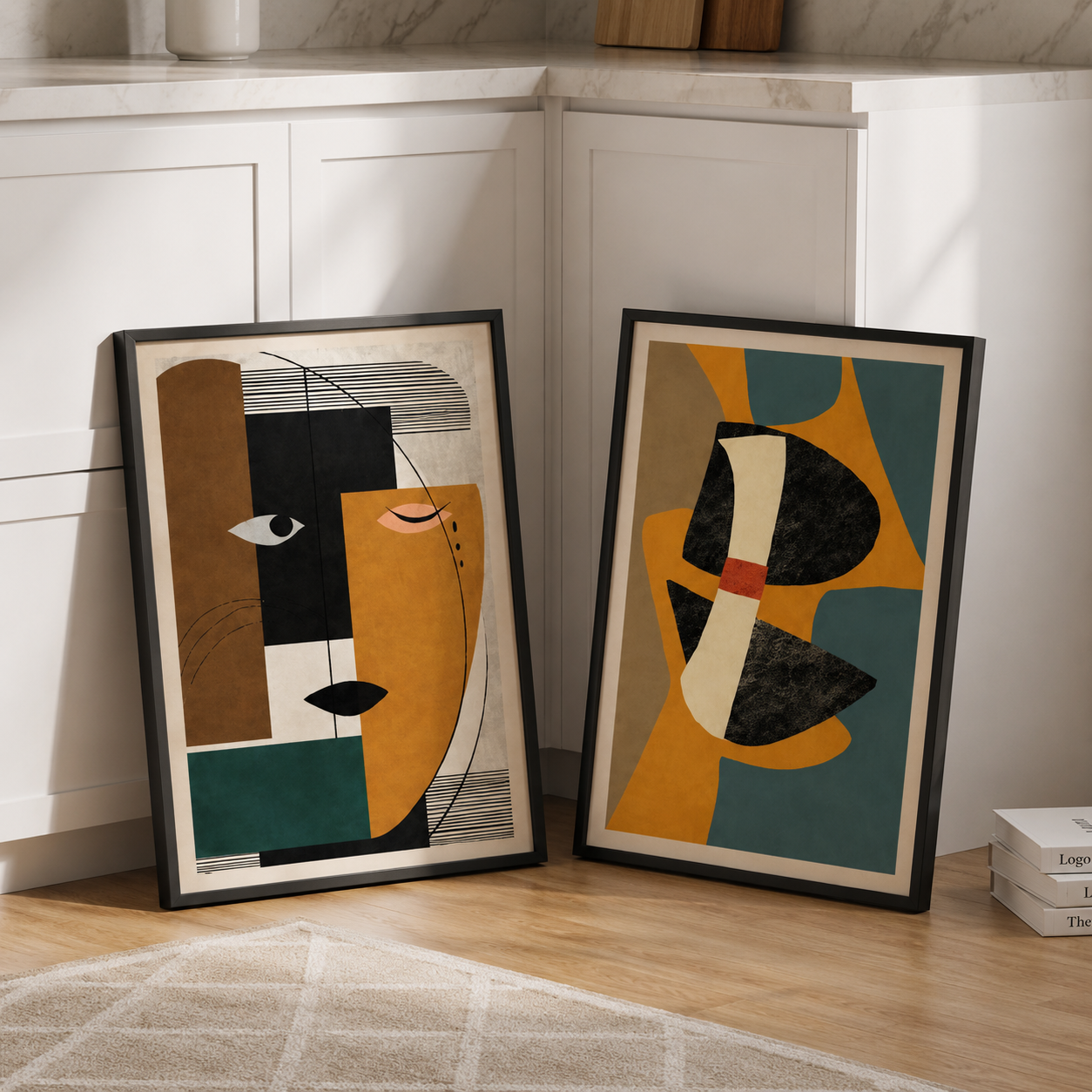 modern abstract wall art print