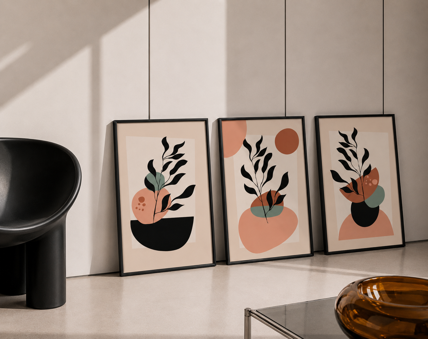 EL Frames modern abstract wall art print