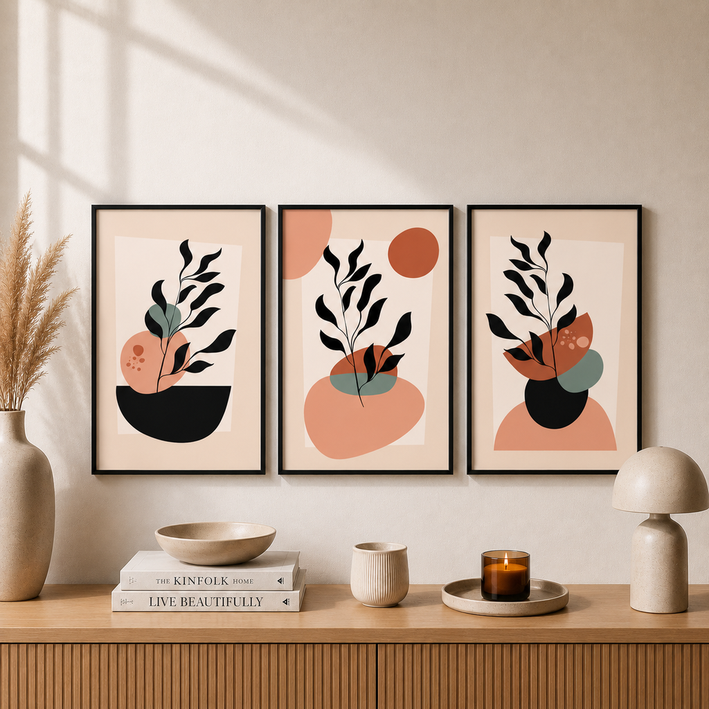 EL Frames modern abstract wall art print