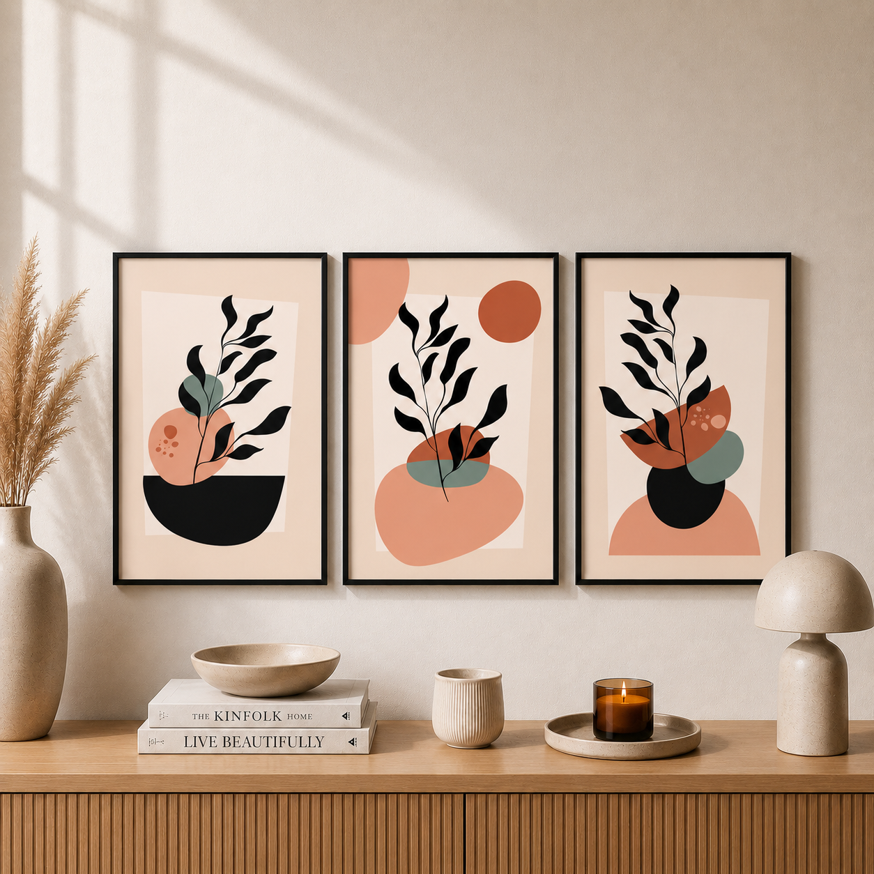 EL Frames modern abstract wall art print