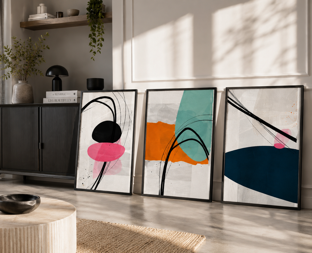 abstract wall art poster