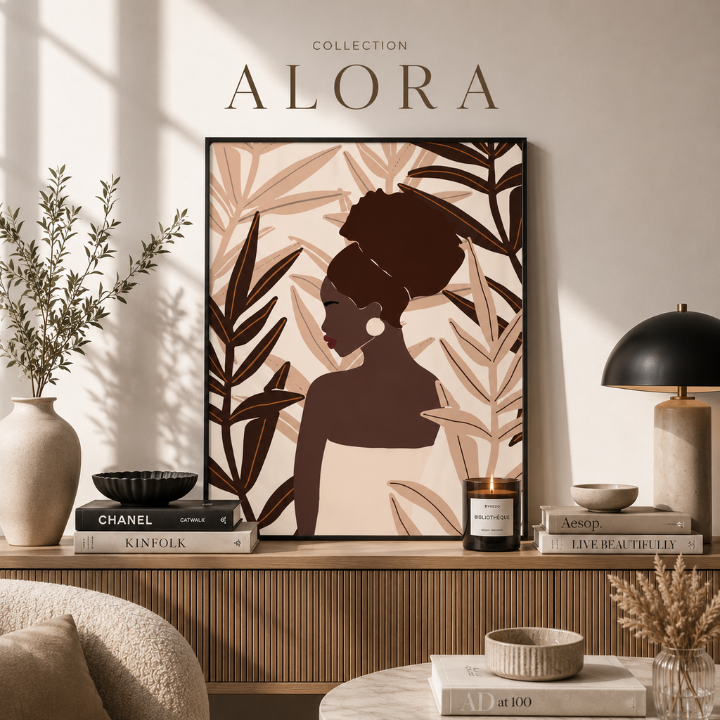 EL Frames modern abstract wall art print
