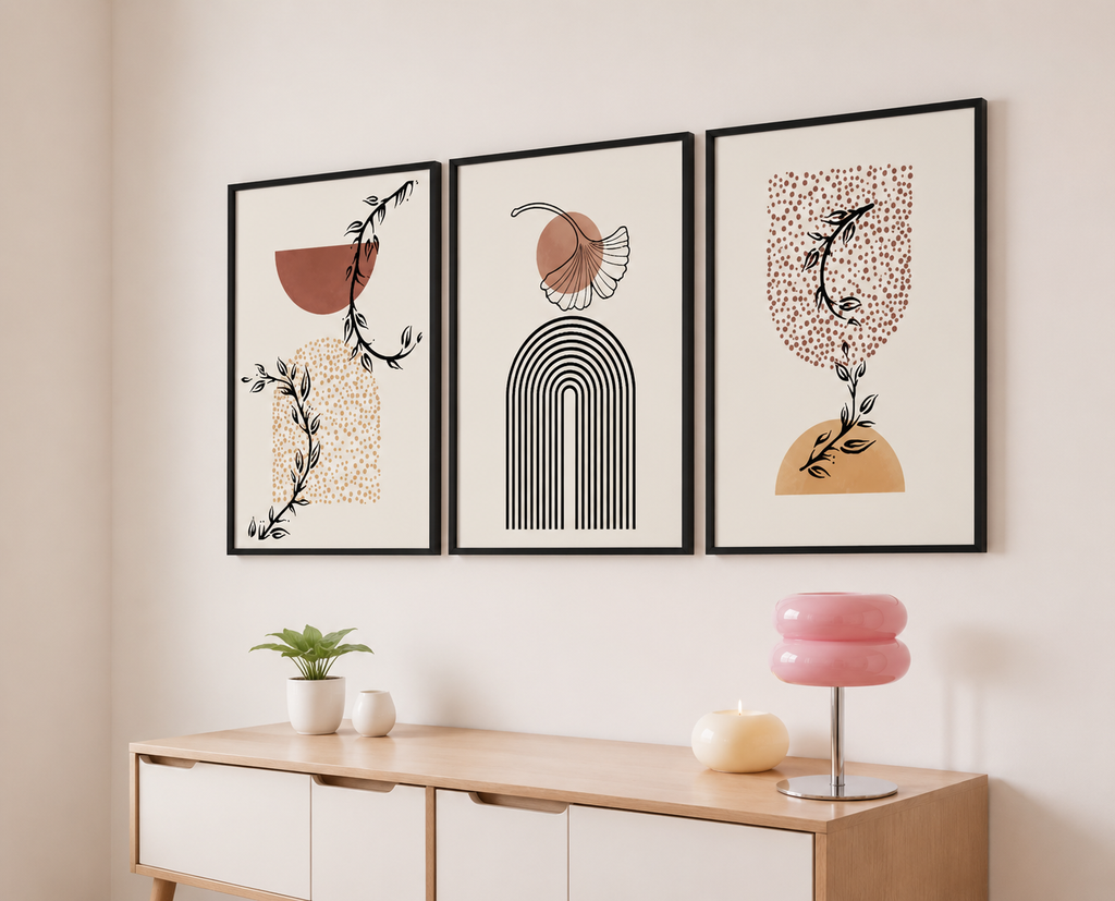 EL Frames modern abstract wall art print
