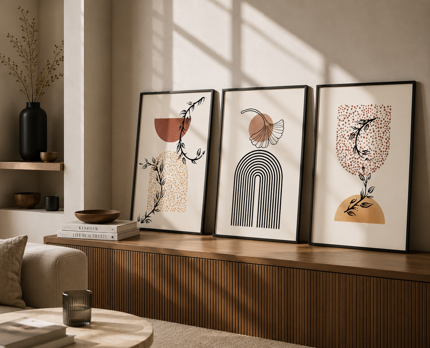 EL Frames modern abstract wall art print