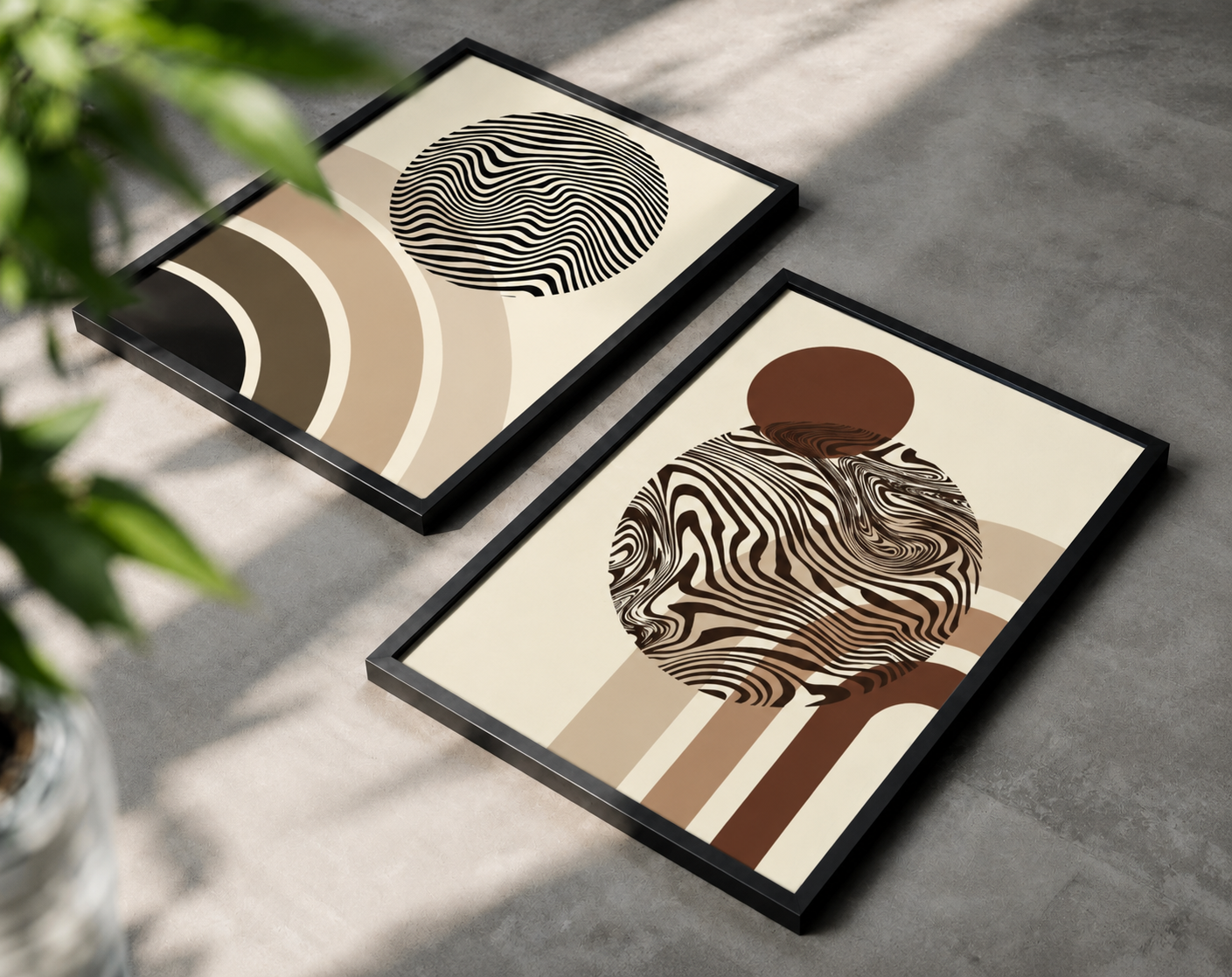 abstract wall art poster
