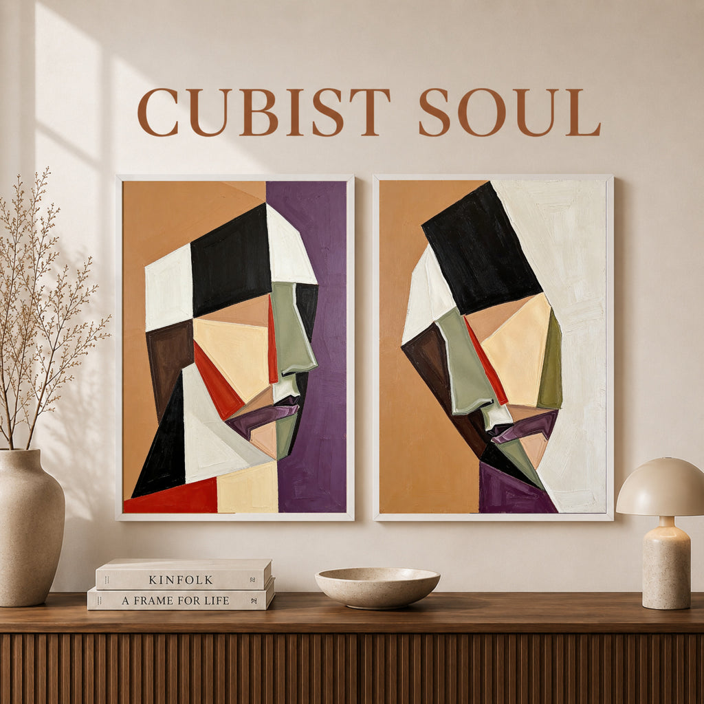 Сет от 2 картини - Cubist Soul