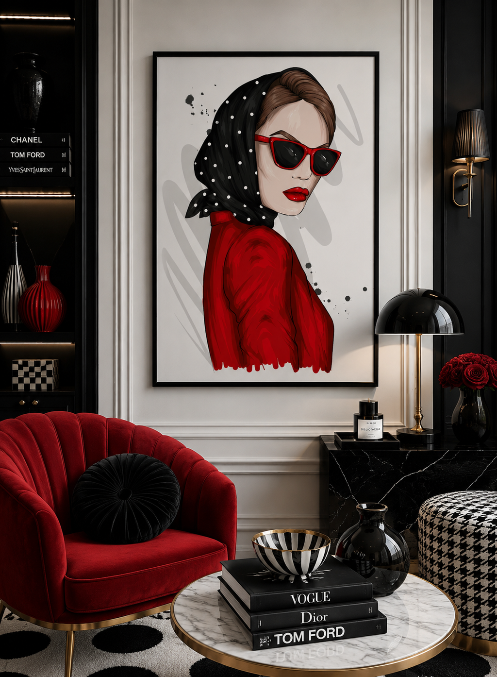 Постер Rouge Élégance