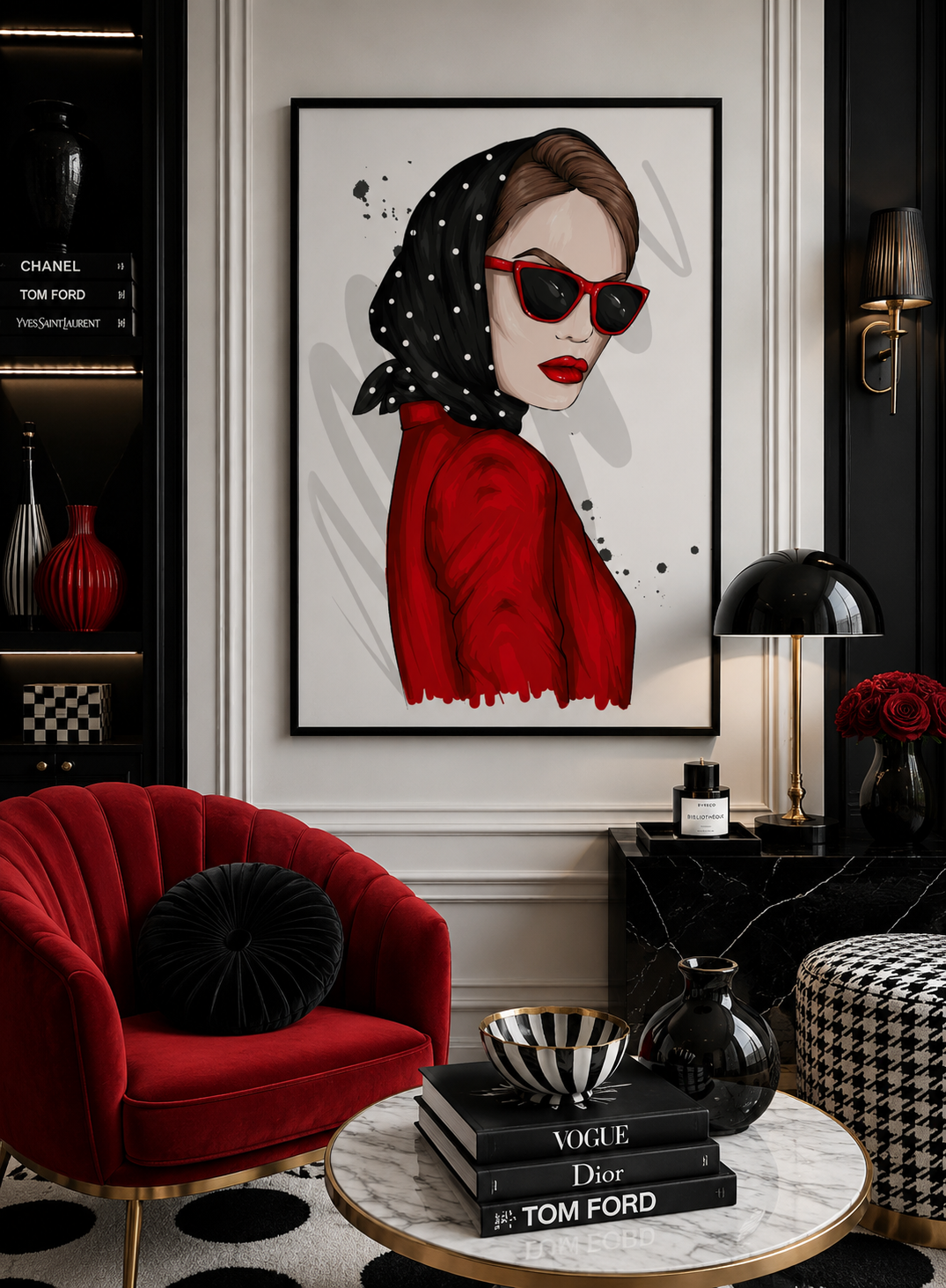 Постер Rouge Élégance