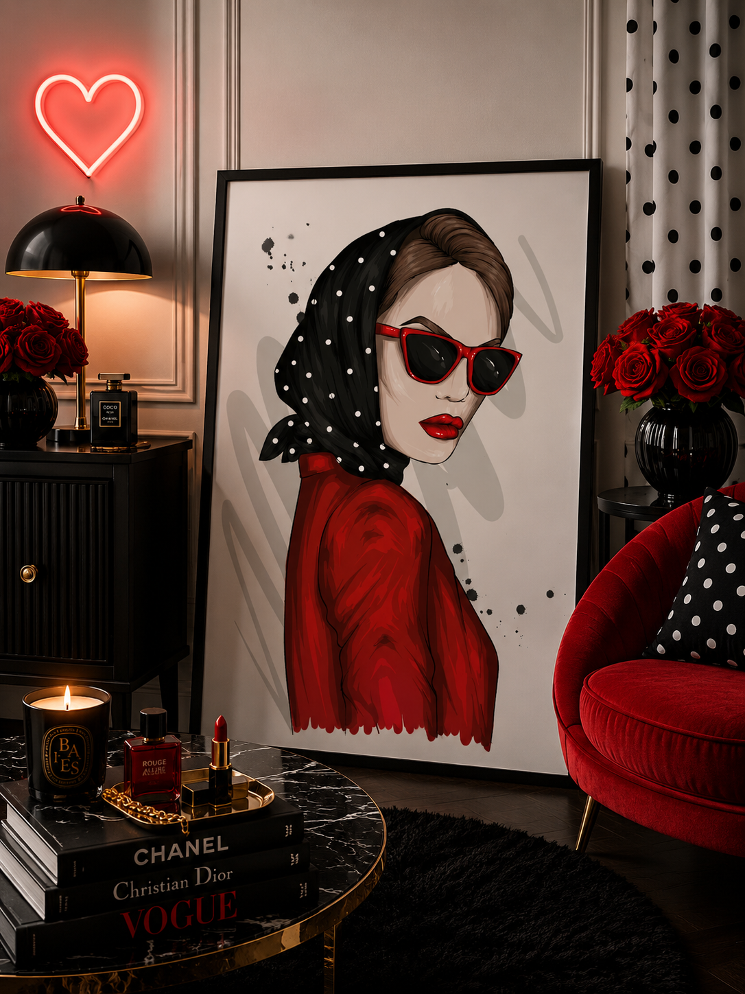 Постер Rouge Élégance