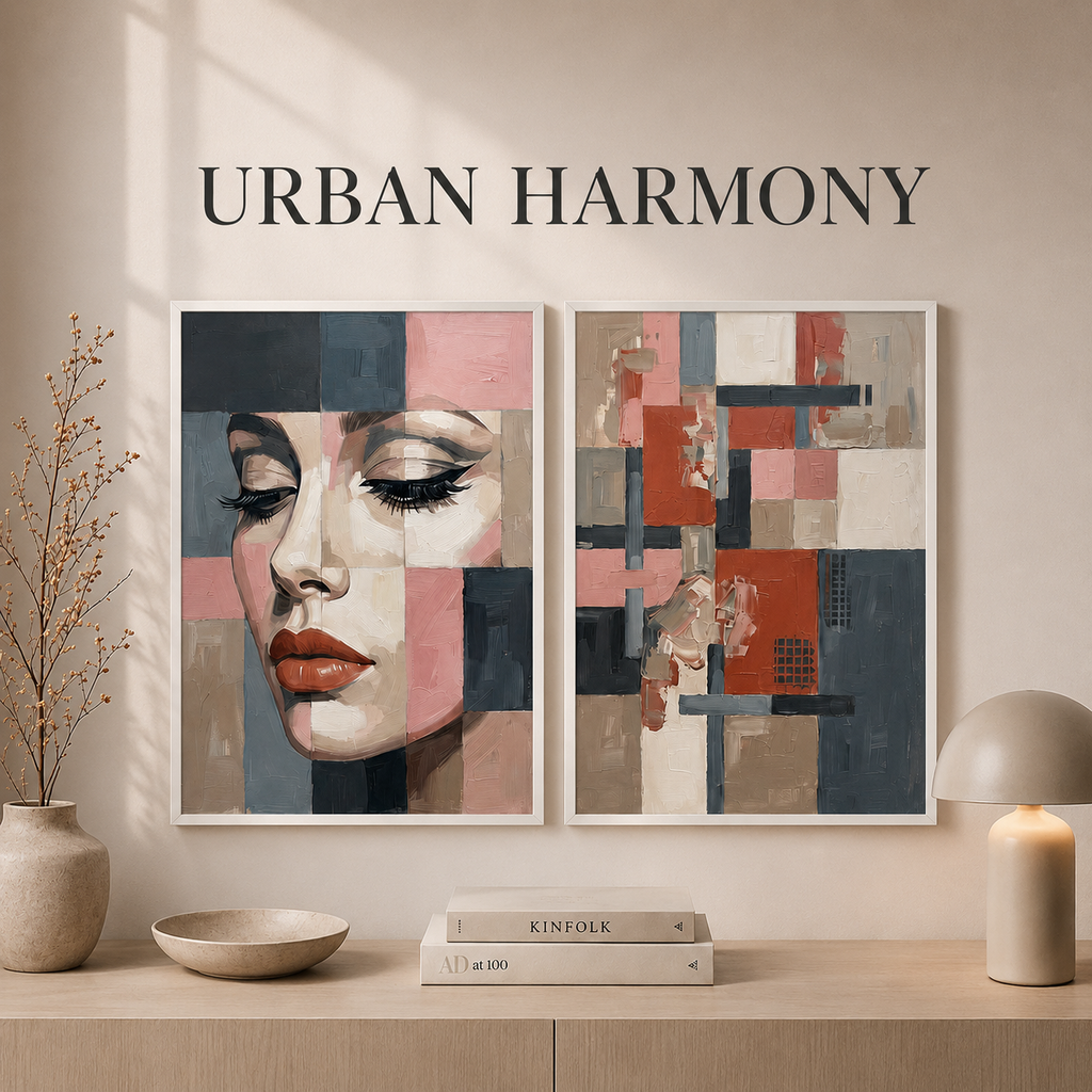 Сет от 2 картини - Urban Harmony