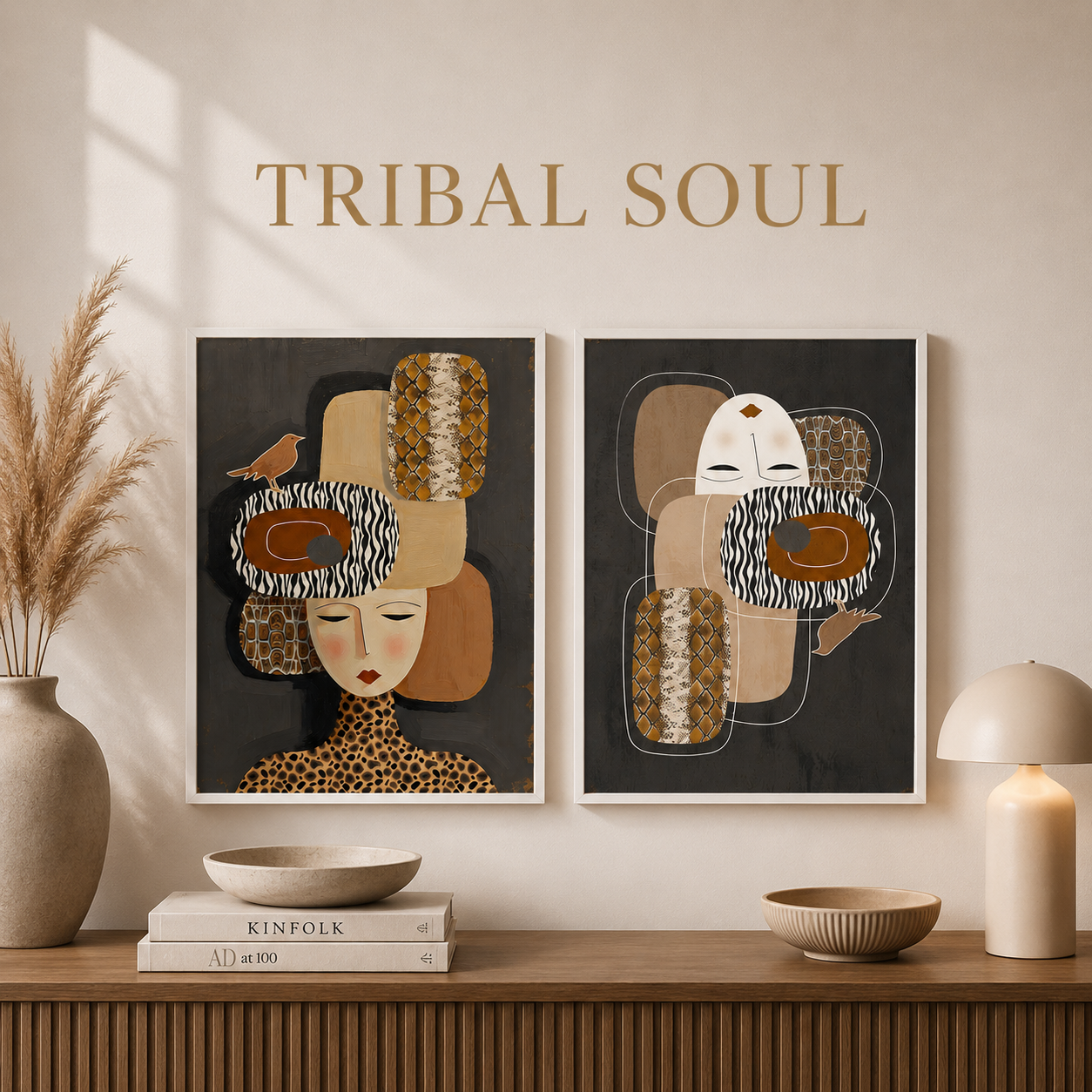 Сет от 2 картини - Tribal Soul