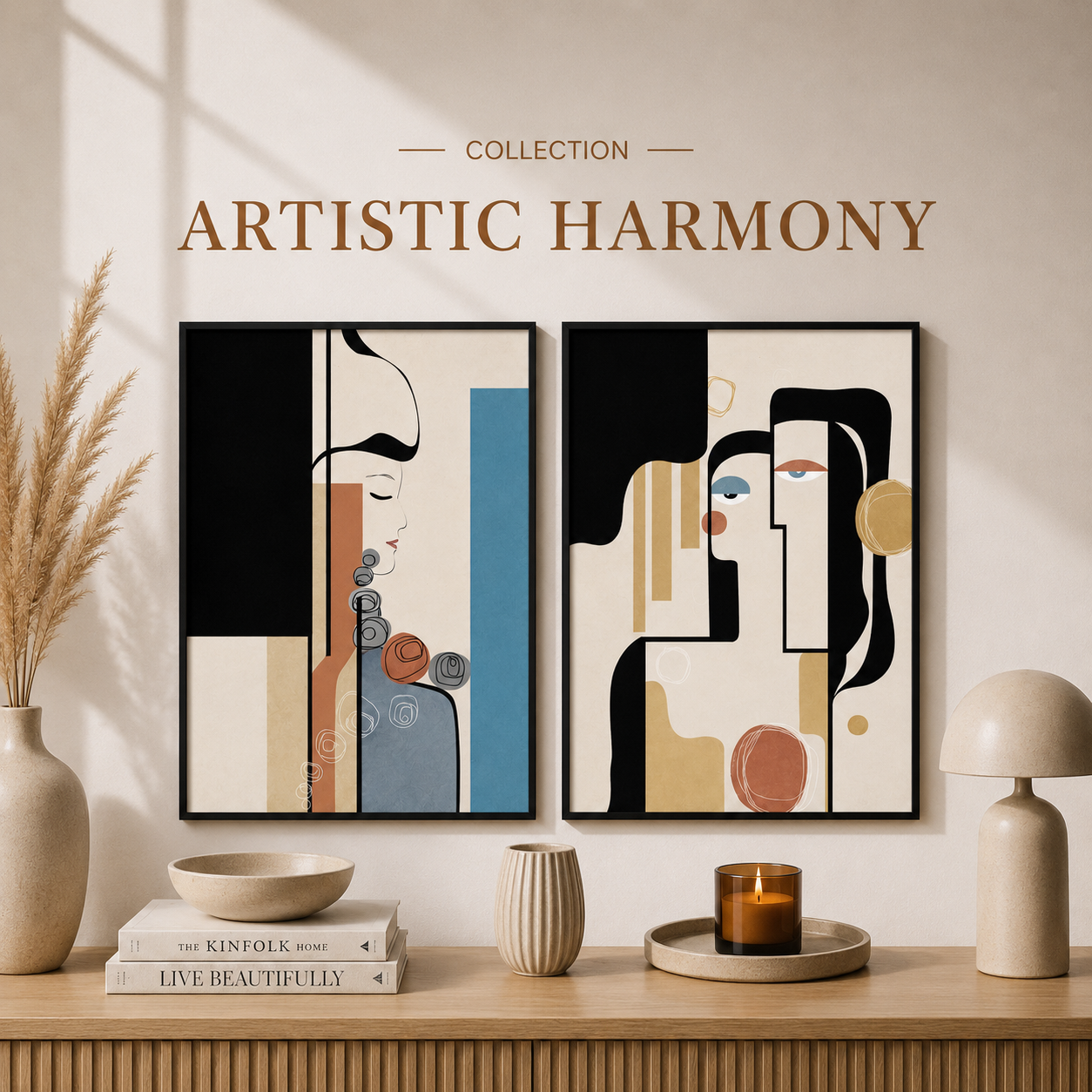 Сет от 2 картини - Artistic Harmony