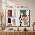 Сет от 2 картини - Color & Shape Collection