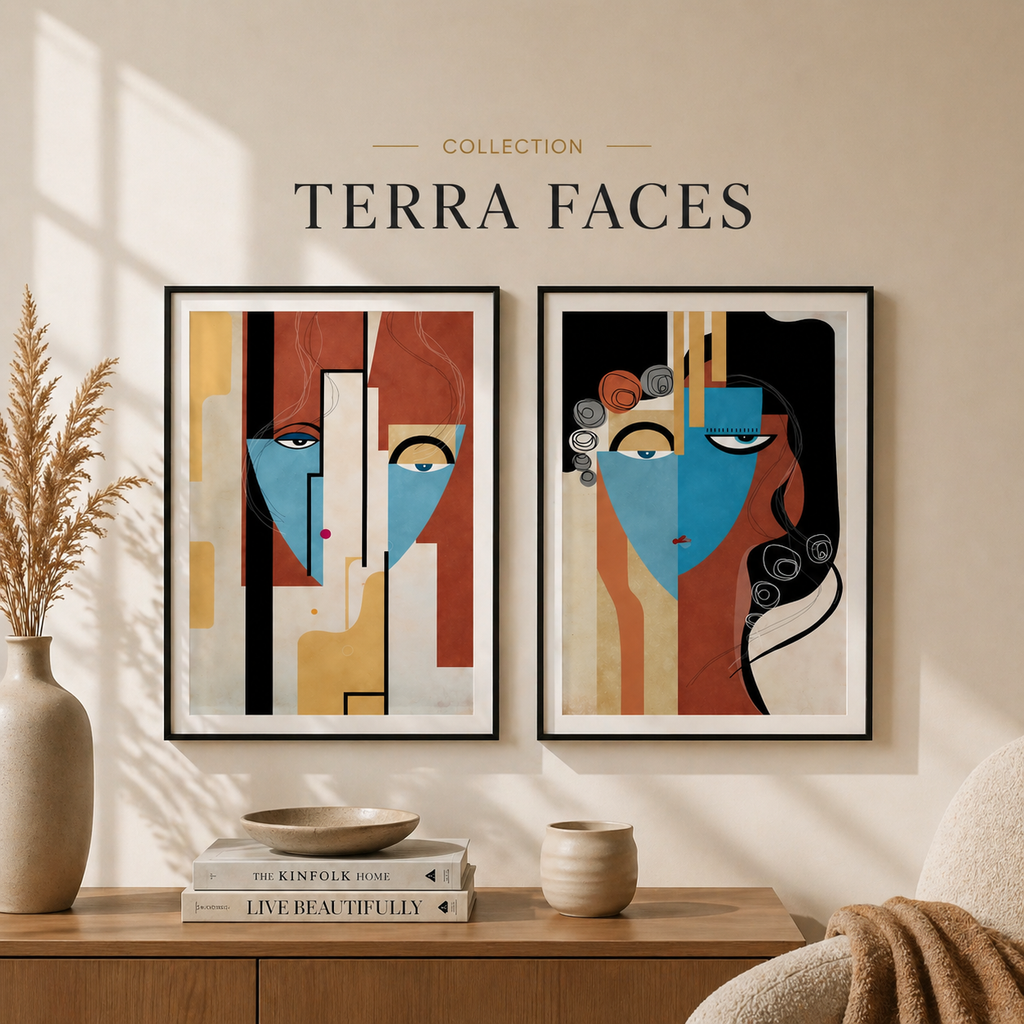 Сет от 2 картини - Terra Faces Collection