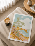modern abstract wall art print
