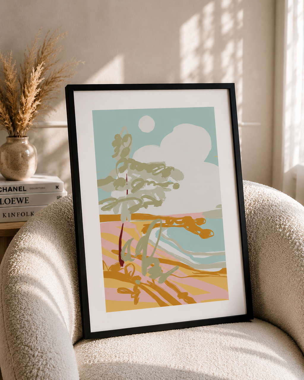 modern abstract wall art print