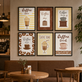 Сет от 6 картини - Coffee Corner