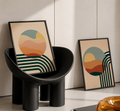 abstract wall art poster