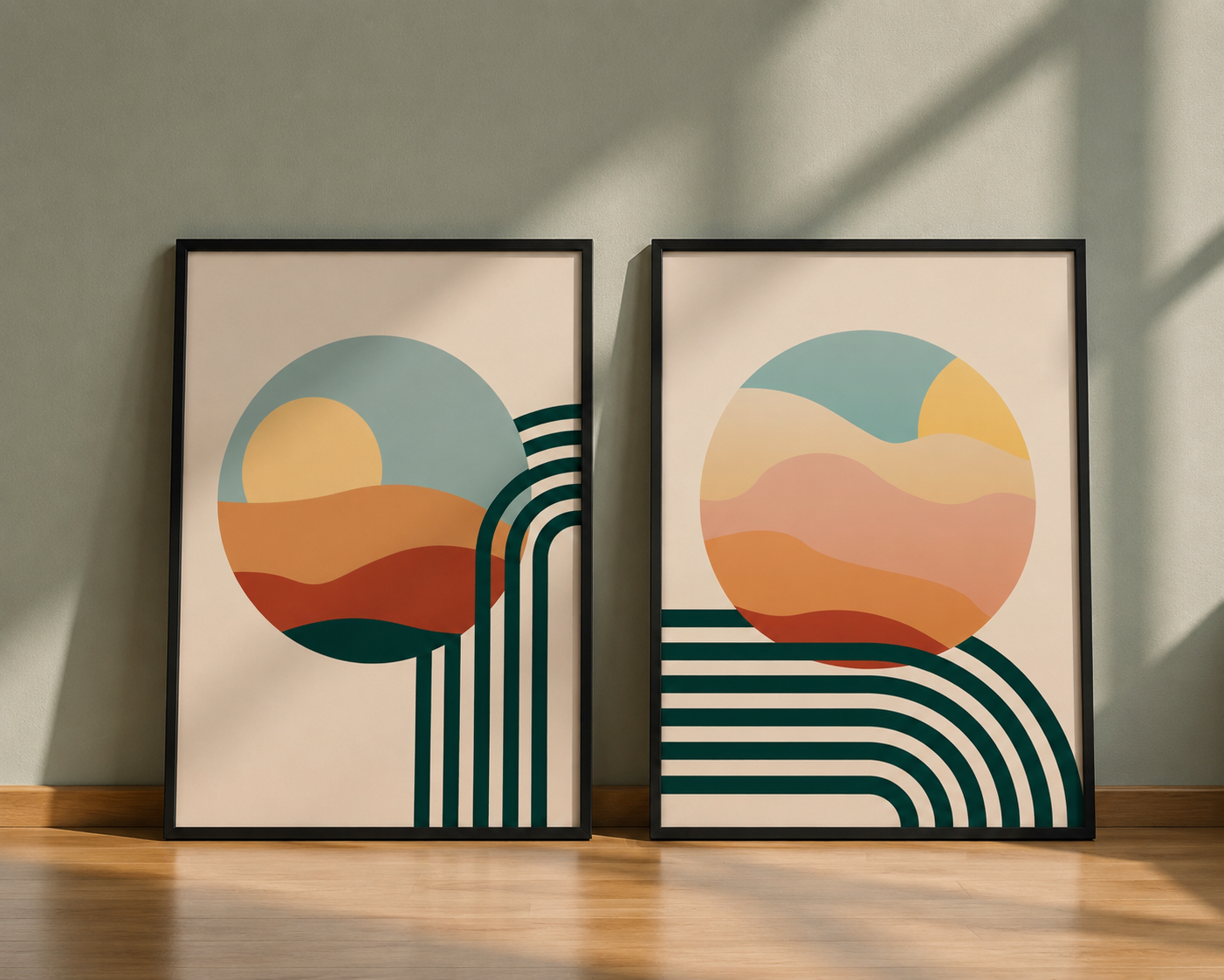 abstract wall art poster