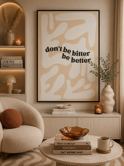 abstract wall art poster