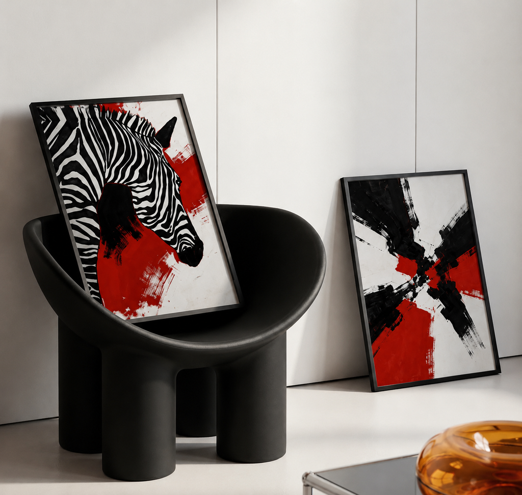 Сет от 2 картини - Wild Contrast