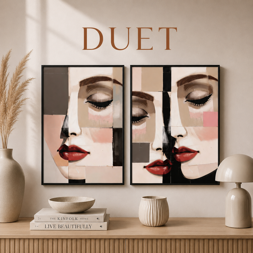 EL Frames modern abstract wall art print