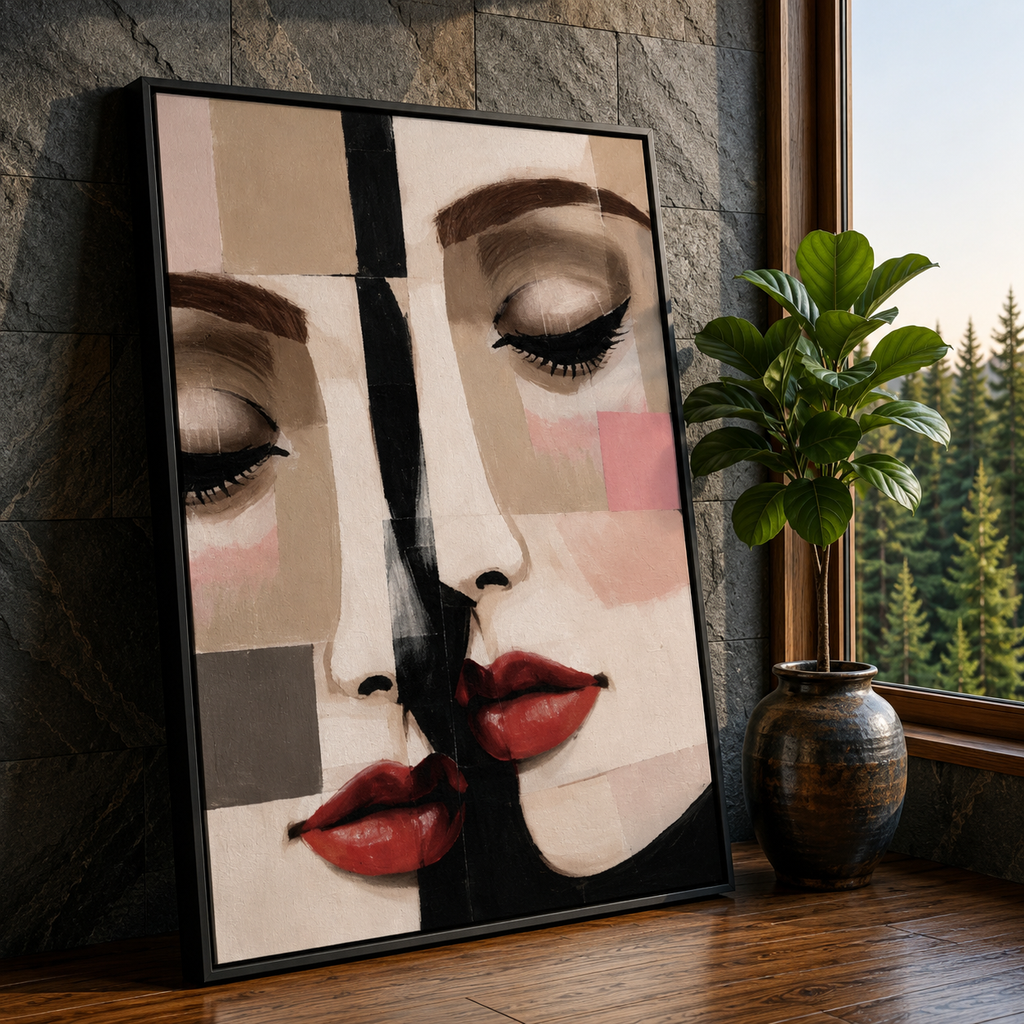 EL Frames modern abstract wall art print