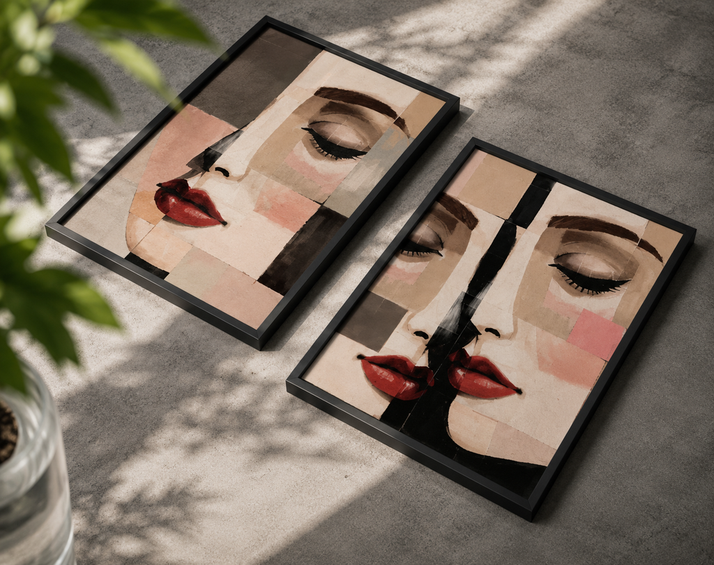 EL Frames modern abstract wall art print