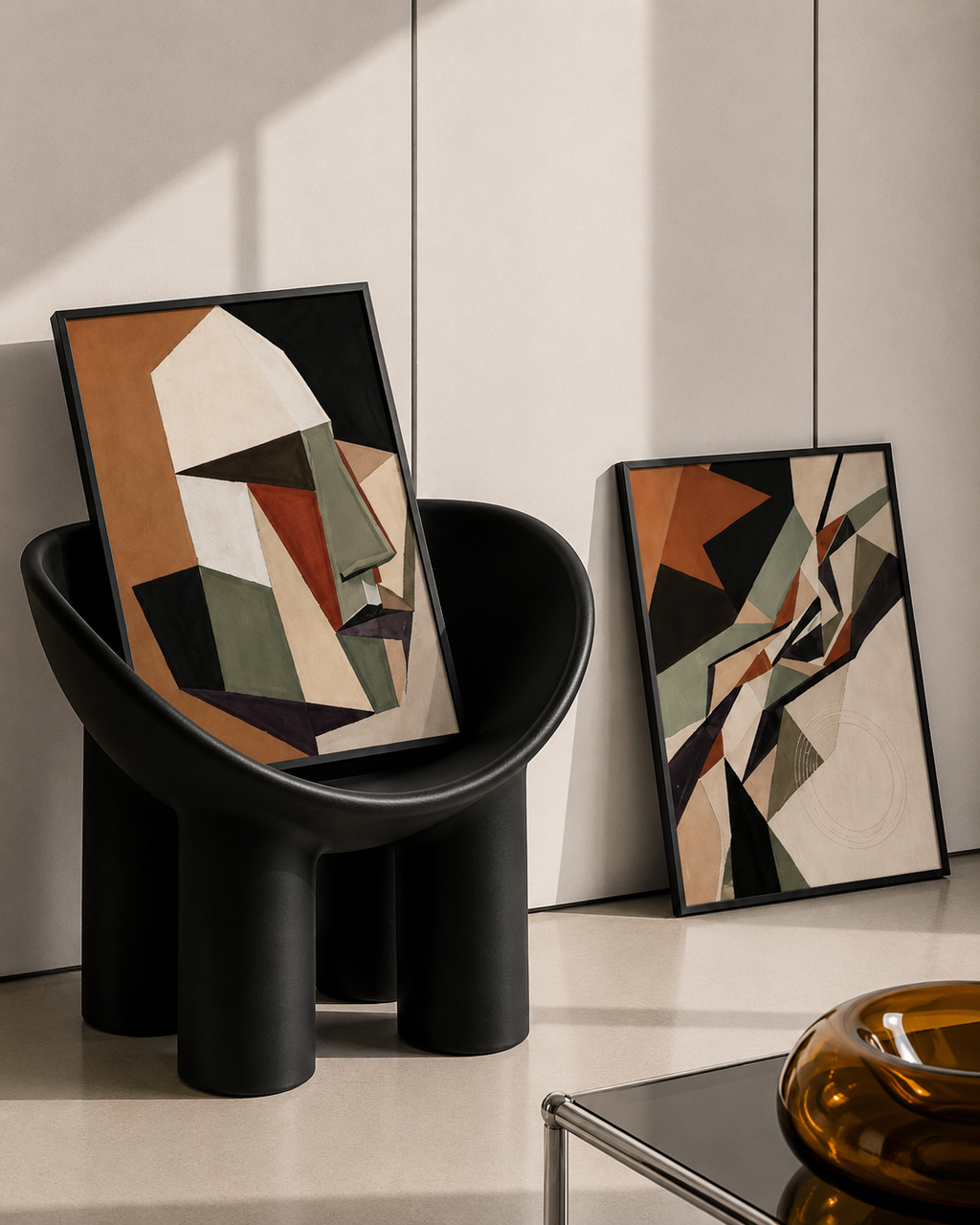 EL Frames modern abstract wall art print