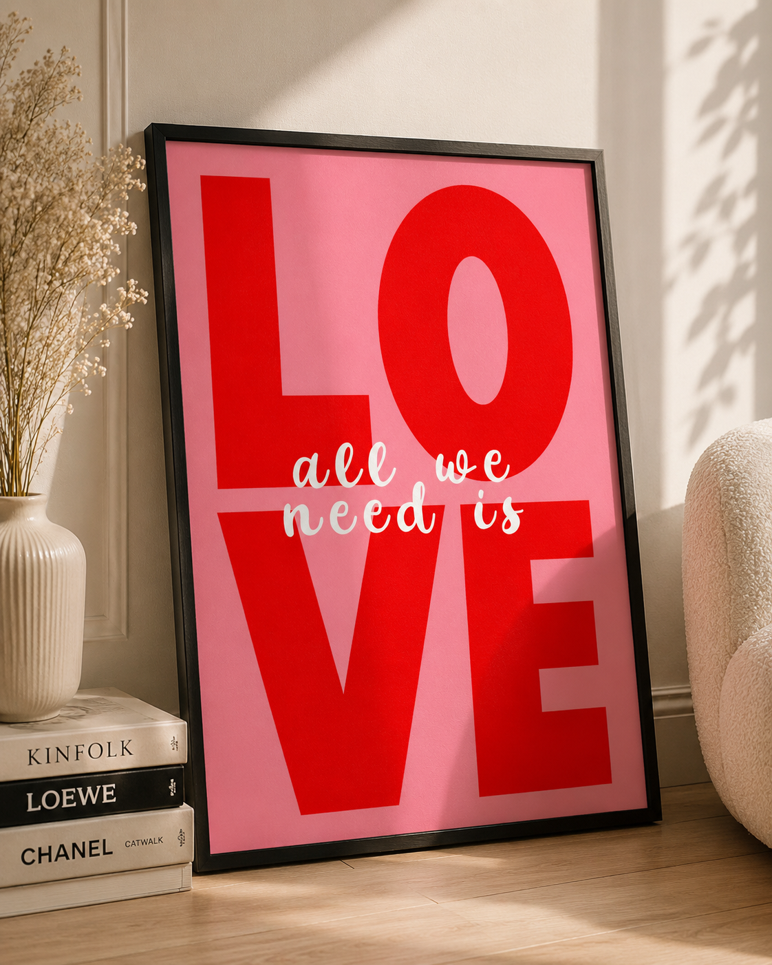 EL Frames modern abstract wall art print