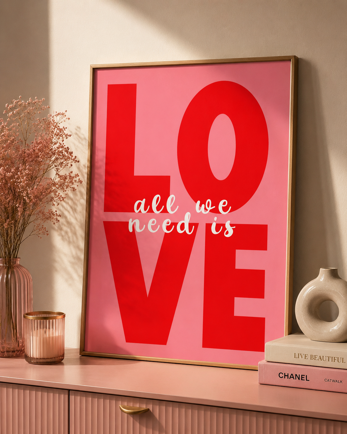 EL Frames modern abstract wall art print