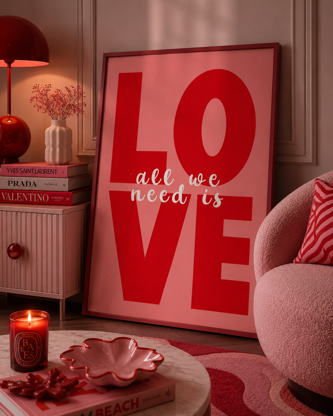 EL Frames modern abstract wall art print