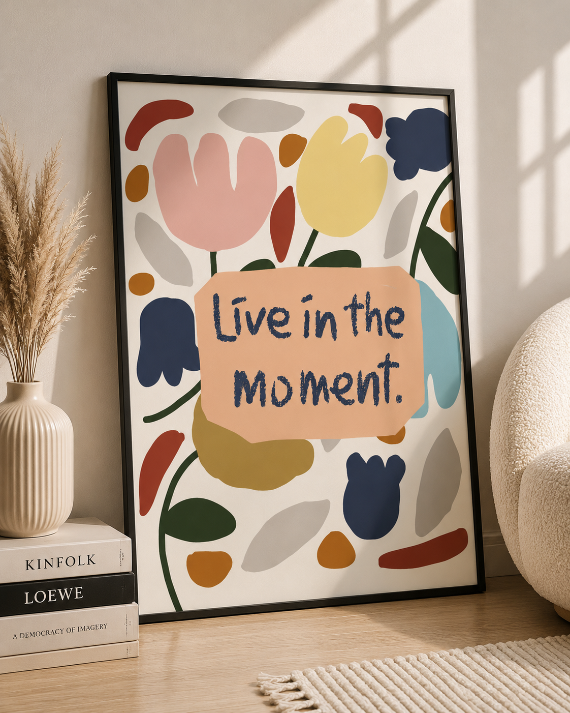 EL Frames modern abstract wall art print