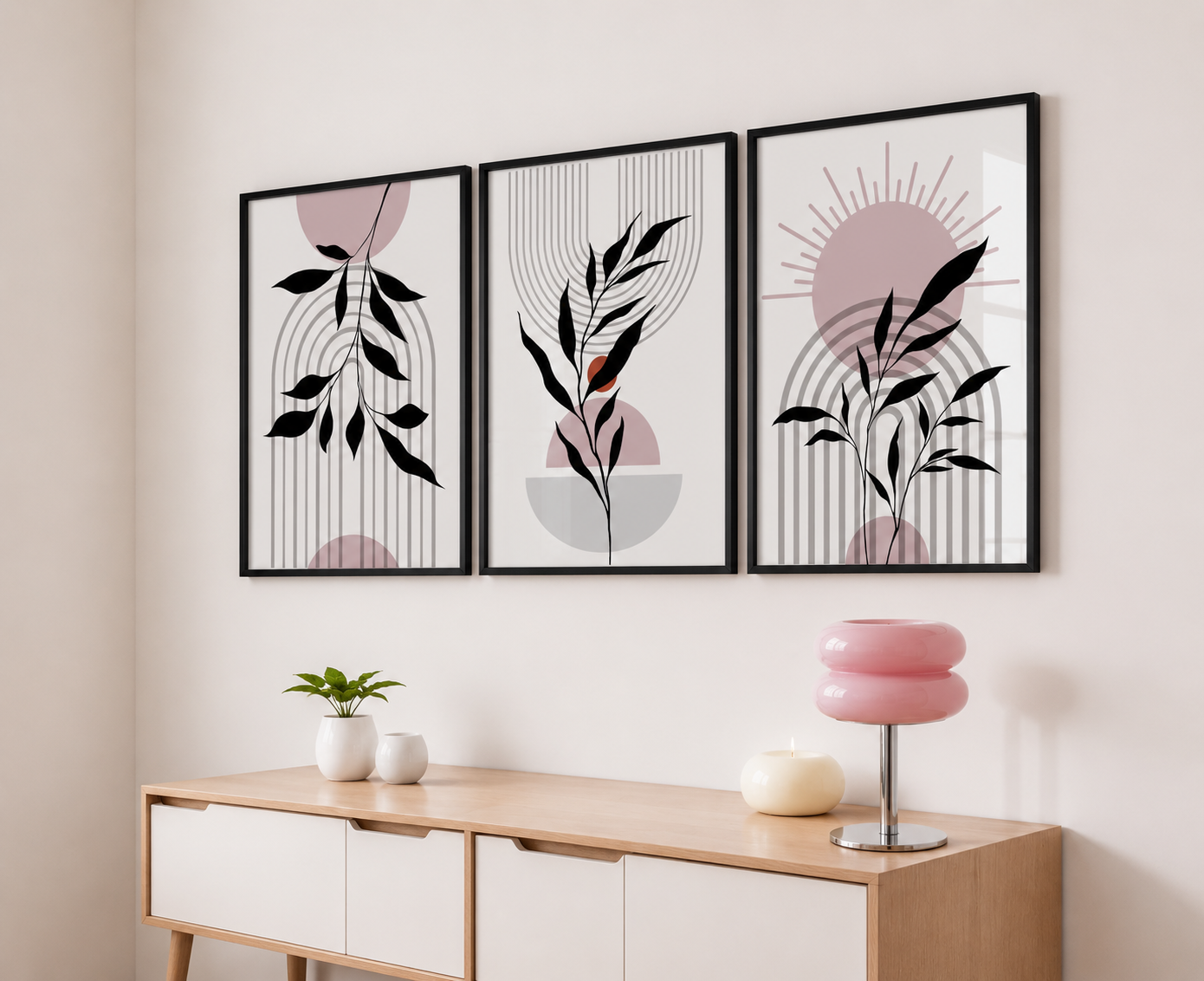 EL Frames modern abstract wall art print