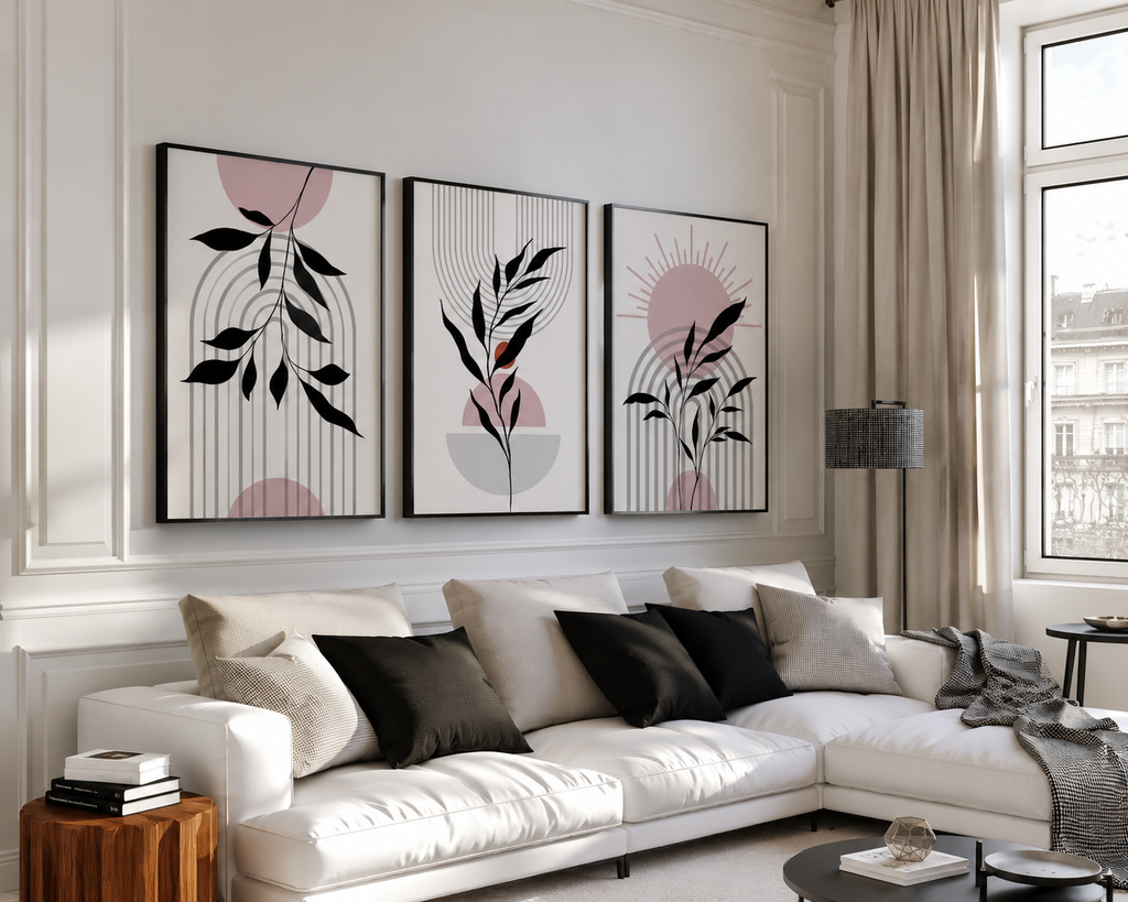 EL Frames modern abstract wall art print
