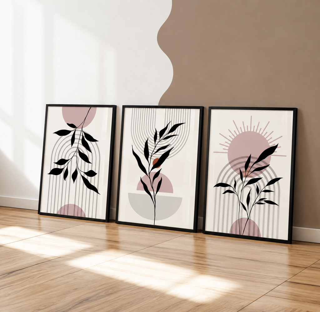 EL Frames modern abstract wall art print