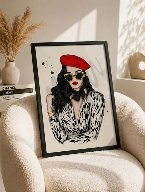 EL Frames modern abstract wall art print