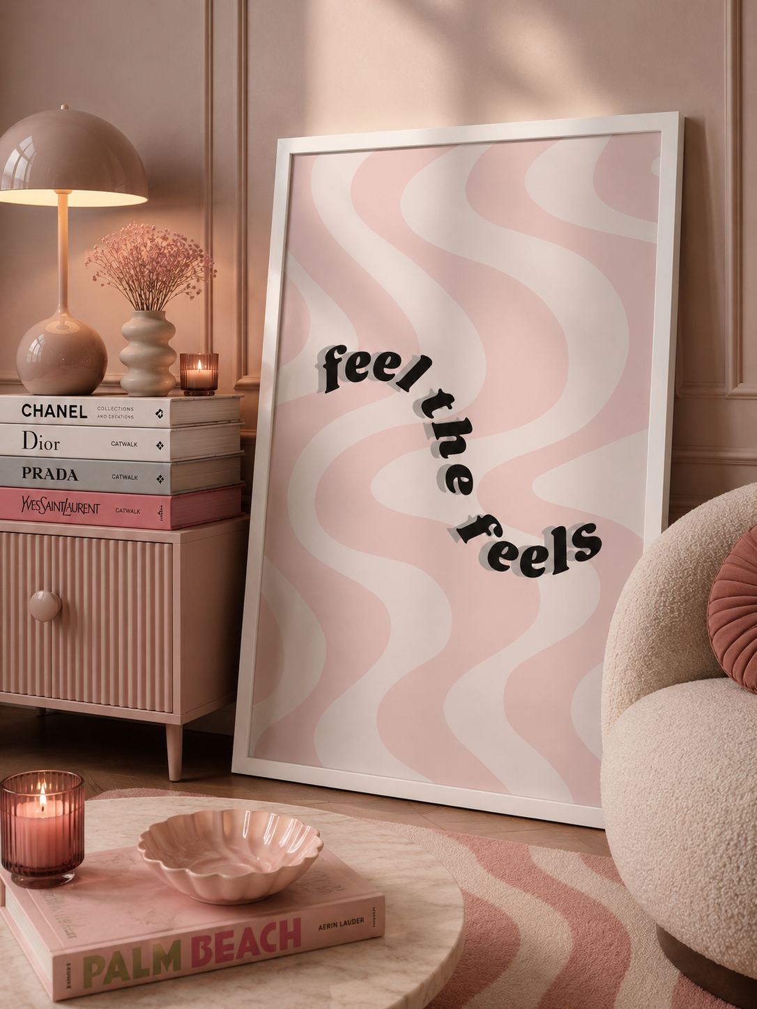 EL Frames modern abstract wall art print