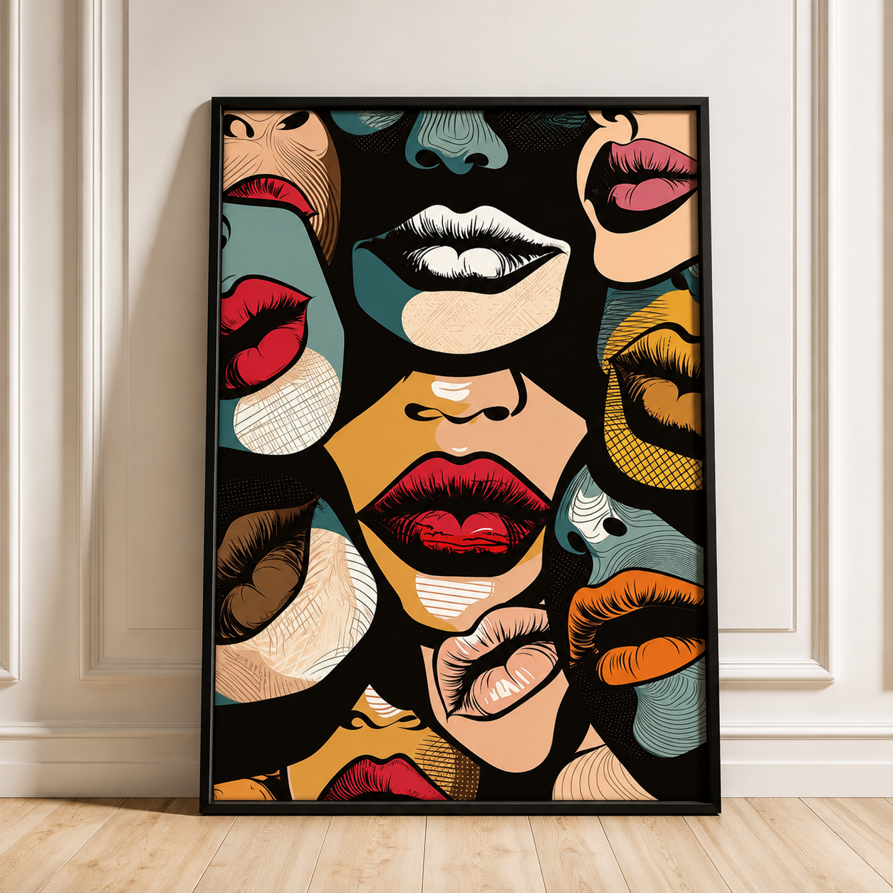 EL Frames modern abstract wall art print