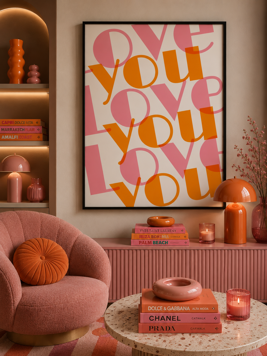 EL Frames modern abstract wall art print