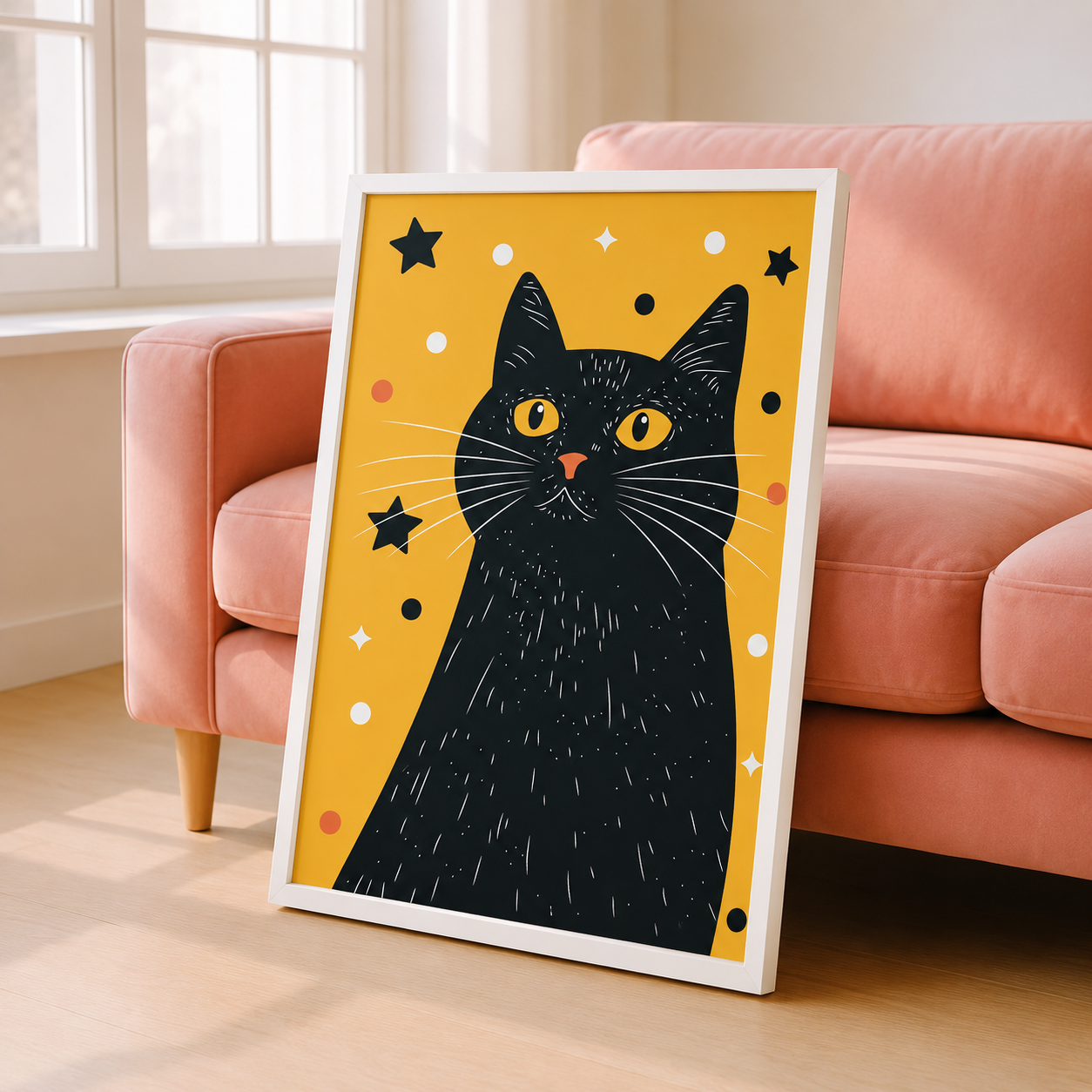 EL Frames modern abstract wall art print